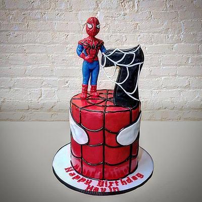 Spiderman cake - Cake by The Custom Piece of Cake
