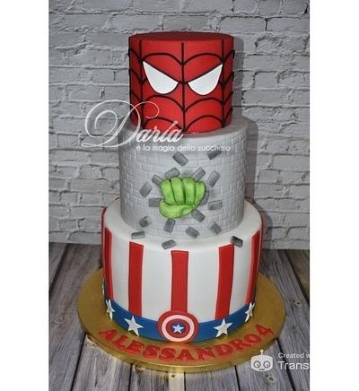 Superheroes cake - Cake by Daria Albanese