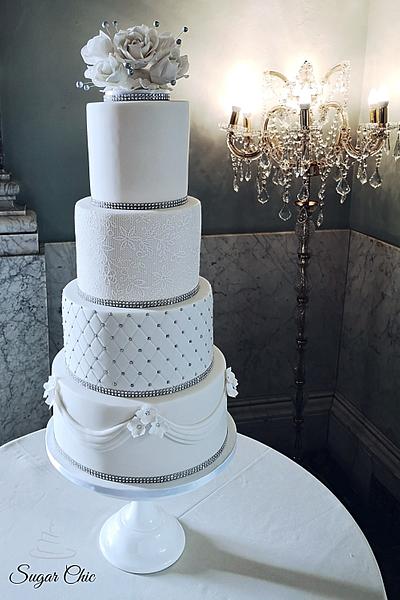x White Wedding Cake x - Cake by Sugar Chic