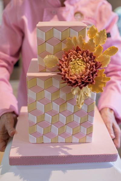 Geometric cake - Cake by Lulubelle's Bakes