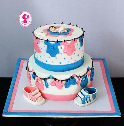 Baby Shower Cake  - Cake by Seema Tyagi