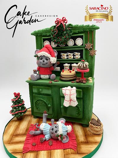 Christmas cupboard cake  - Cake by Cake Garden 