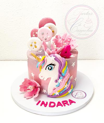 TARTA UNICORNIO INDARA - Cake by Camelia