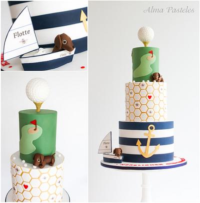 Hobby themed birthday cake - Cake by Alma Pasteles