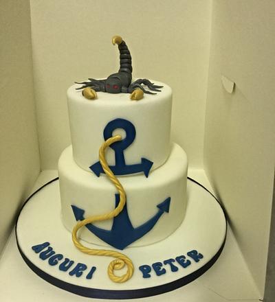 Navy cake  - Cake by Donatella Bussacchetti