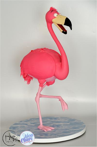 Flamingo - Cake by Mon Cheri Cakes