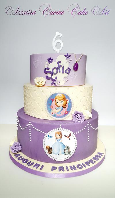 Sofia the first birthday cake for...Sofia!❤ - Cake by Azzurra Cuomo Cake Art
