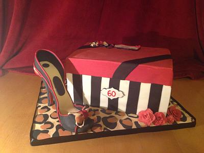 Leopard Print Shoe Cake - Cake by emma