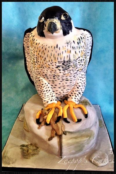 Peregrine Falcon - Cake by Zoepop