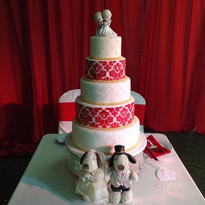 My 1 st Wedding Cake - Cake by funni