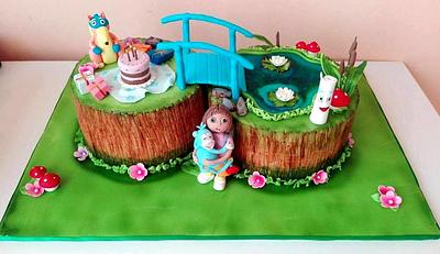 Dora cake - Cake by Geri