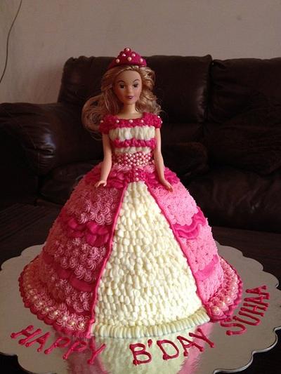 Princess Dolly Cake - Cake by cakesncuppies