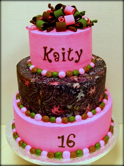 Pink Camo Cake - Cake by BeckysSweets
