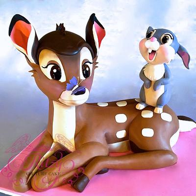 3D Bambi &Thumper - Cake by Ritzy