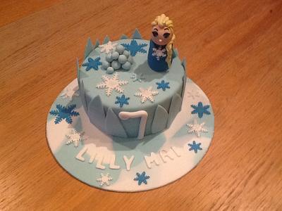 Frozen elsa cake - Cake by Lisa Ryan