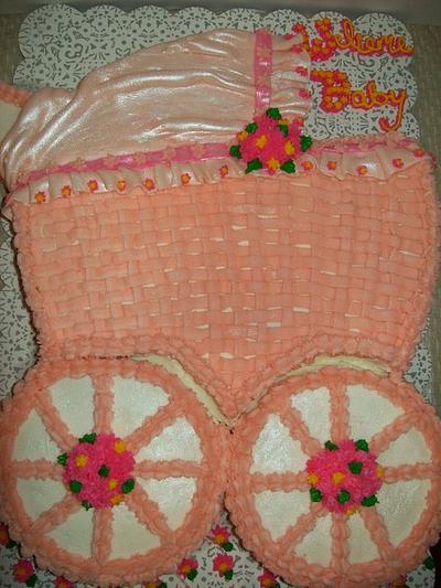 Baby Buggy - Cake by Robin Conner