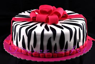 Zebra cake - Cake by Magda Martins - Doce Art
