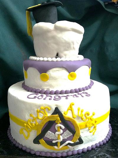 Dental School Grad Cake  - Cake by Susan Armstrong