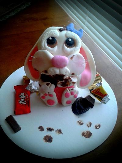Dear husband, i ate all of your candy while you were away....  - Cake by Jennifer 