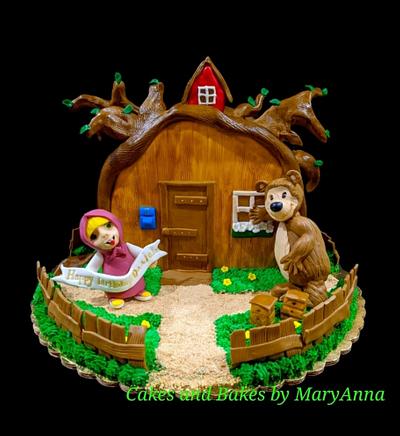 Masha and the Bear - Cake by Mariyana