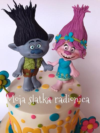 Trolls cake  - Cake by Branka Vukcevic