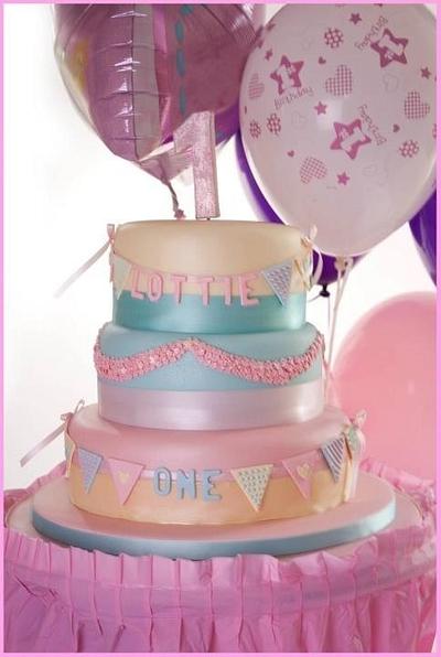 1st birthday cake  - Cake by marie
