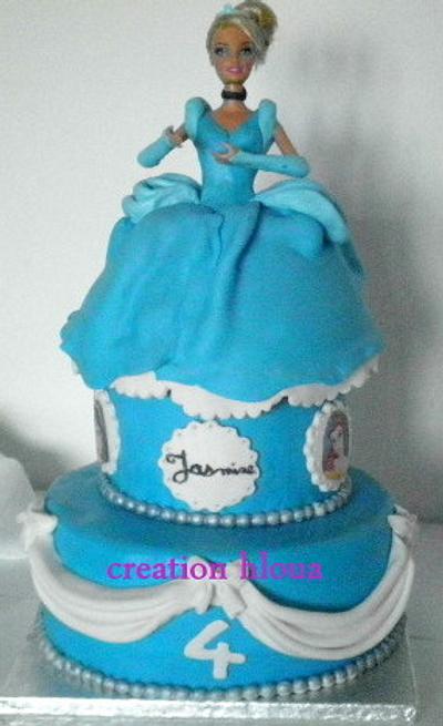 gâteau"princesse cendrillon" - Cake by creation hloua