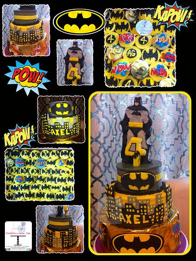 BATMAN CAKE & CUPCAKES - Cake by Pastelesymás Isa