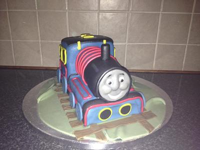 Thomas the Tank Engine cake - Cake by Mandy