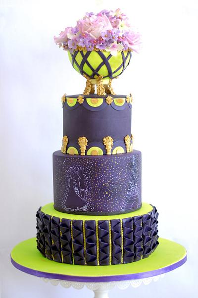 Purple passion- caker buddies collaboration  - Cake by Archana