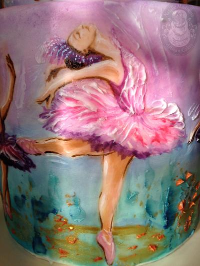 9 Ladies Dancing...A Whimsical Approach to an Old Classic - Cake by Natalie Madison