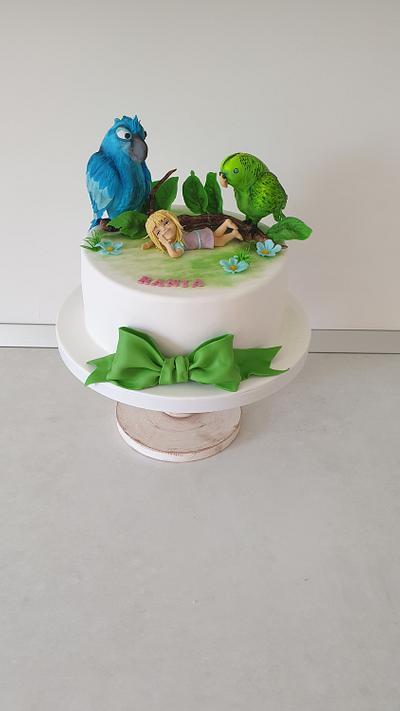 My parrots friends - Cake by Torturi Mary