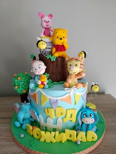 Baby Pooh and friends - Cake by Tanya Shengarova