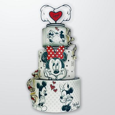 Duo Mickey &minnie  - Cake by Cindy Sauvage 