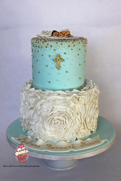 Baptism Cake - Cake by Maria's