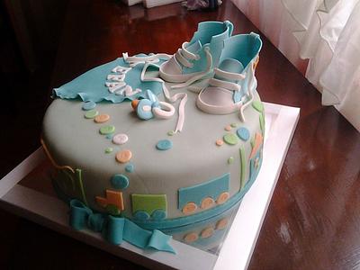 Baby shoes - Cake by Ljubica Markovic