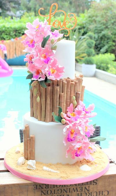Summer themed cake  - Cake by Lynette Brandl