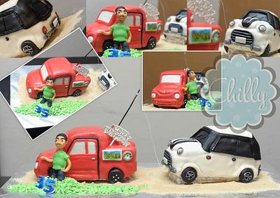 Towing Car - Cake by Chilly
