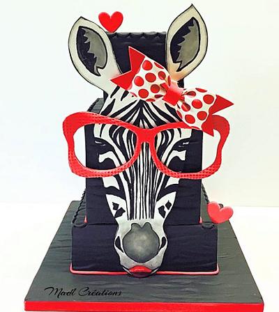 my Zebra cake - Cake by Cindy Sauvage 