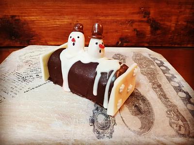 Snowman roll - Cake by EmyCakeDesign