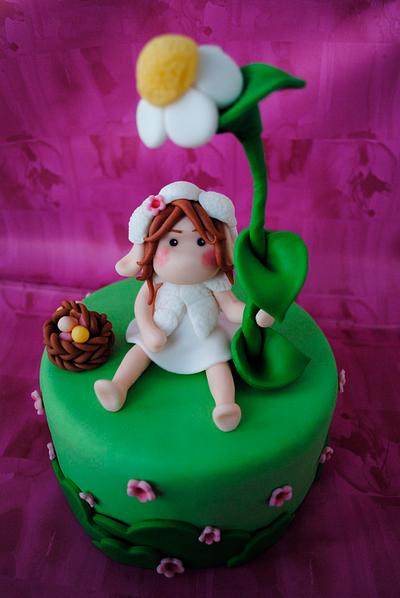Topper Doll Sheep - Cake by Nancy La Rosa