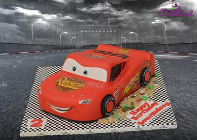 Lightning McQueen Cake - Cake by Caramel Doha