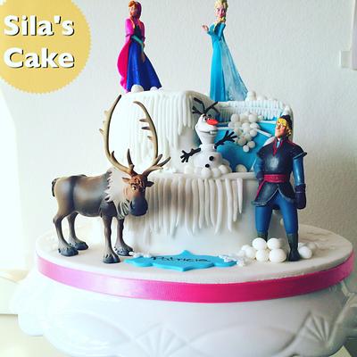 Frozen cake - Cake by Assiléia Lucas. /  Sila's Cake 