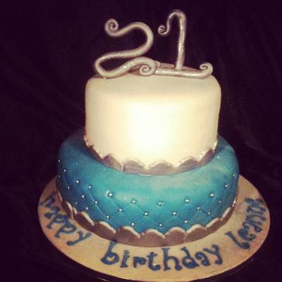 21st Birthday Cake - Cake by Lisa sweeney 