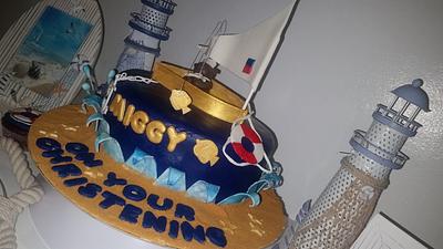 ahoy.... sailor cake - Cake by SweetTwist