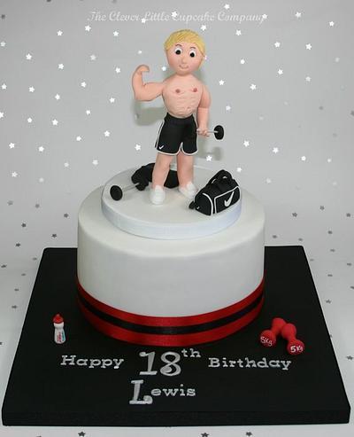 Muscle Man Birthday Cake - Cake by Amanda’s Little Cake Boutique