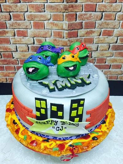 Ninja Attack - Cake by Fun Fiesta Cakes  