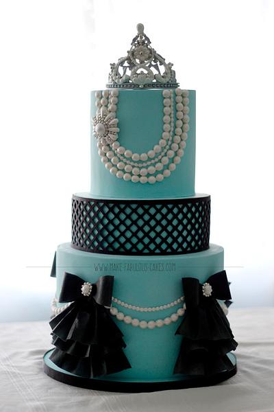 Breakfast at Tiffany's Birthday Cake - Cake by Make Fabulous Cakes