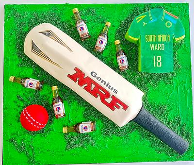 Cricket cake  - Cake by Rhona