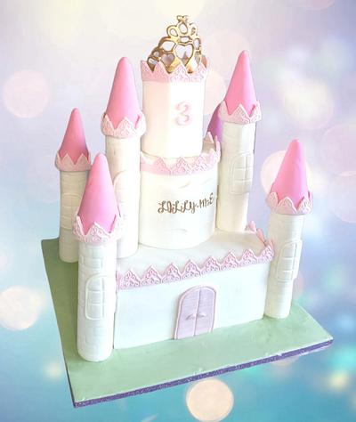 Princess castle cake  - Cake by Crazy cake lady 